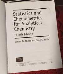Statistics and Chemometrics for Analytical Chemistry by Jane C. Miller and James
