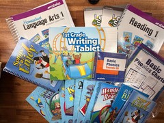 Abeka Language Arts 1 Homeschool BUNDLE