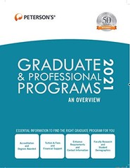 Graduate & Professional Programs: An Overview 2021 (Peterson’s…