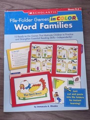 🕮 A11~File-Folder Games in Color: Phonics: 10 Ready-to-Go Games That Motivate