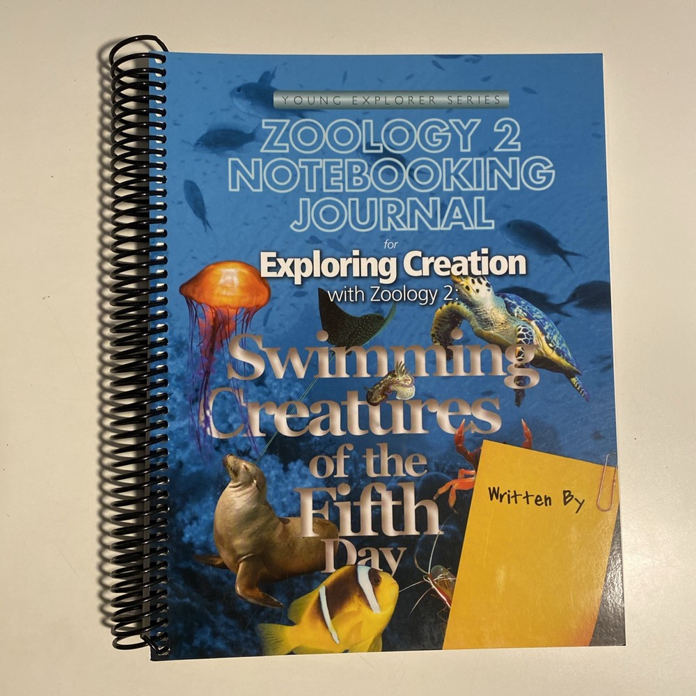 Apologia Exploring Creation Zoology 2 Notebooking Journal Workbook No Writing