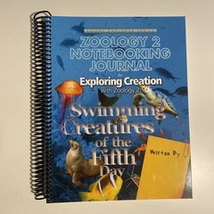 Apologia Exploring Creation Zoology 2 Notebooking Journal Workbook No Writing