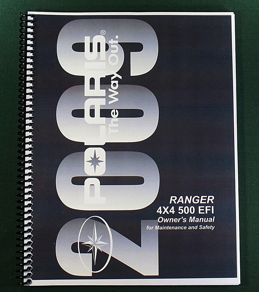 2009 Polaris Ranger 4×4 500 EFI Owner’s Manual: 126 Pages & Protective Covers!