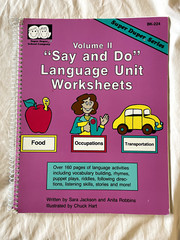 Super Duper Say and Do Language Worksheets Unit Volume 2