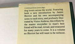 James Herriot’s Dog Stories HC DJ, 1986 St. Martin’s Press, First U. S. Edition