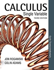 Calculus Early Transcendentals Single Variable Hardcover Jon Roga