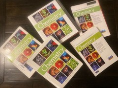 Pearson High School Chemistry Textbook Lot Teacher’s Edition & Study Workbook