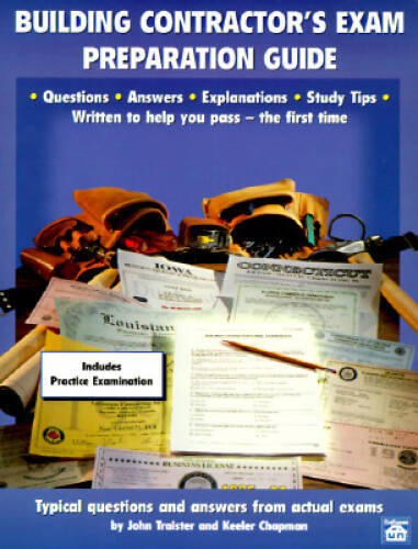 Building Contractor’s Exam Preparation Guide – Paperback – VERY GOOD