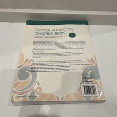 Dental Anatomy Coloring Book Margaret J. Fehrenbach 2018 Trade Paperback GREAT