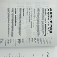 CREATING LIGHTWEIGHT COMPONENTS WITH ATL By Jonathan Bates **Mint Condition**