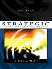 Strategic Human Resource Management (with InfoTrac), Mello, Jeffrey A., 97803242