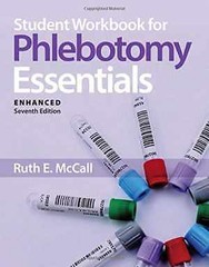 Student Workbook for Phlebotomy – Paperback, by McCall Ruth E. – Good o