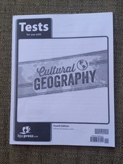 BJU Press Homeschool Cultural Geography Student Tests Booklet New!!!!!!!