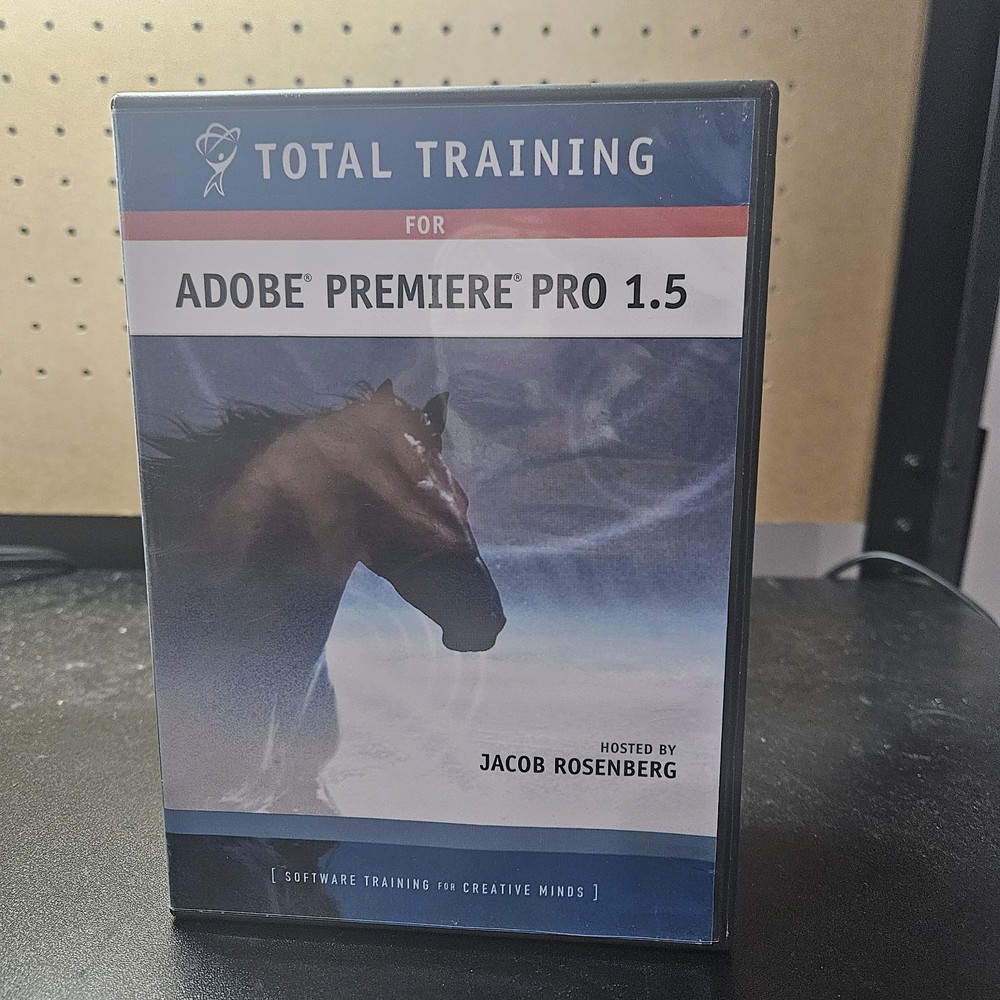 TOTAL TRAINING FOR ADOBE PREMIERE PRO 1.5 Set 2 & 3 By JACOB ROSENBERG DVD