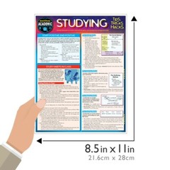 Brand New; QuickStudy | Studying: Tips, Tricks & Hacks Laminated Reference Guide