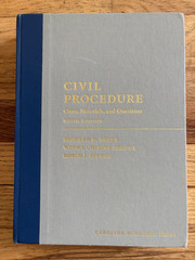 Civil Procedure: Cases, Materials & Questions 9th Ed HC Freer Perdue Effron