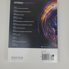 Savvas enVision Algebra 2 Common Core 2024 Student Edition & Companion Workbook