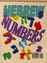 Hebrew 3 in One Flash Cards Spiral Booklet-Like New