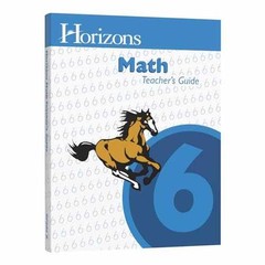 Horizon’s Math 6th Grade – Spiral-bound, by Cindi Mitchell & – Very Good h