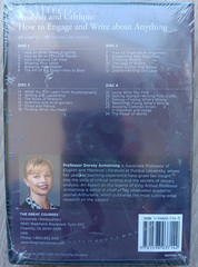 Great Courses – Analysis and Critique – DVD & Guidebook – NEW SEALED