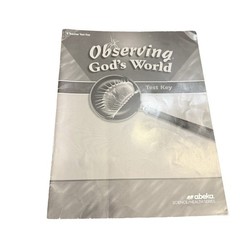 A Beka Book Observing God’s World 6th Grade Science Teacher’s Edition Answer Key