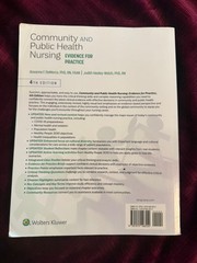 Community and Public Health Nursing : Evidence for Practice Paper