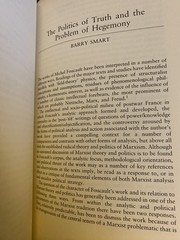 Foucault : A Critical Reader 1986 paperback VGC