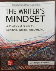 The Writer’s Mindset: ANNOTATED INSTRUCTOR’S EDITION