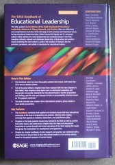 Sage Handbook of Educational Leadership 9781412980029