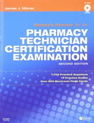 Mosby’s Review for the Pharmacy Technician Certification Examination