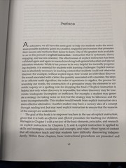Explicit Instruction Effective and Efficient Teaching 2011 PB By Archer & Hughes