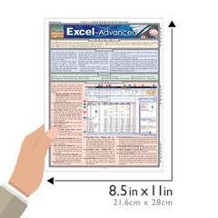 QuickStudy | Excel Advanced Laminated 6-Page Reference Guide