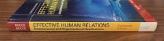 Effective Human Relations Thirteenth Edition Hardcover Very Good Condition