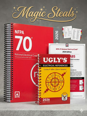 NFPA 70 2026 NEC Code Book + Ugly’s Electrical Ref Spiral + Index TAB 2026