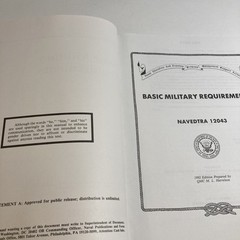 Basic Military Requirements -NAVEDTRA 12043 – Naval History, Seamanship,Training