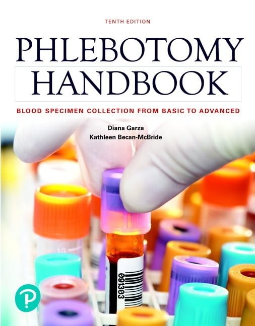 Phlebotomy Handbook (10th Edition) – Paperback By Garza, Diana – GOOD