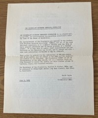 Round Robin. “Borderland Sciences Research Associates” 3 – sheets, as shown.