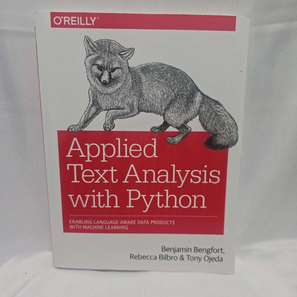 Applied Text Analysis with Python : Enabling Language-Aware Data Products…