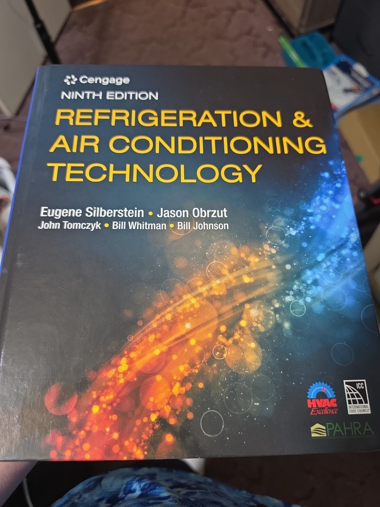 Refrigeration and Air Conditioning Technology Ninth 9th edition (2020 Hardcover)