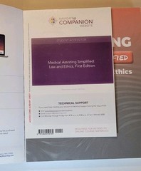 Medical Assisting Simplified Law and Ethics Robyn Gohsman Great Condition