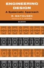 Matousek – Engineering Design A Systematic Approach – New paperback – X555z