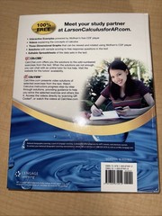 Calculus for AP by Ron Larson & Paul Battaglia textbook book hardback