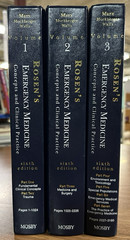 COMPLETE SET: Rosen’s Emergency Medicine, 6th Ed, 3 Volumes (2006, HC) GOOD-VG