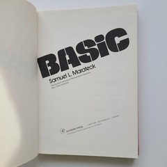 Textbook Basic Samuel L Marateck Computer Programming NYU Language 1975 HC