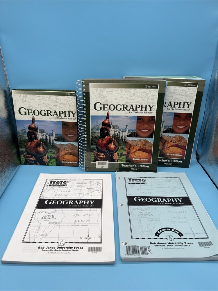 Bob Jones Cultural Geography Student & Teacher 9th Grade History (2nd Edition)