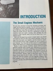 Mechanics of Small Engines – Hard back – Atkinson, Michael L. – Copyright 1990