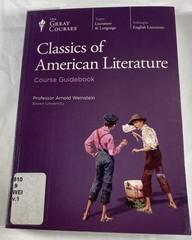 The Great Courses Classics of American Literature Course Guidebook Ex Library