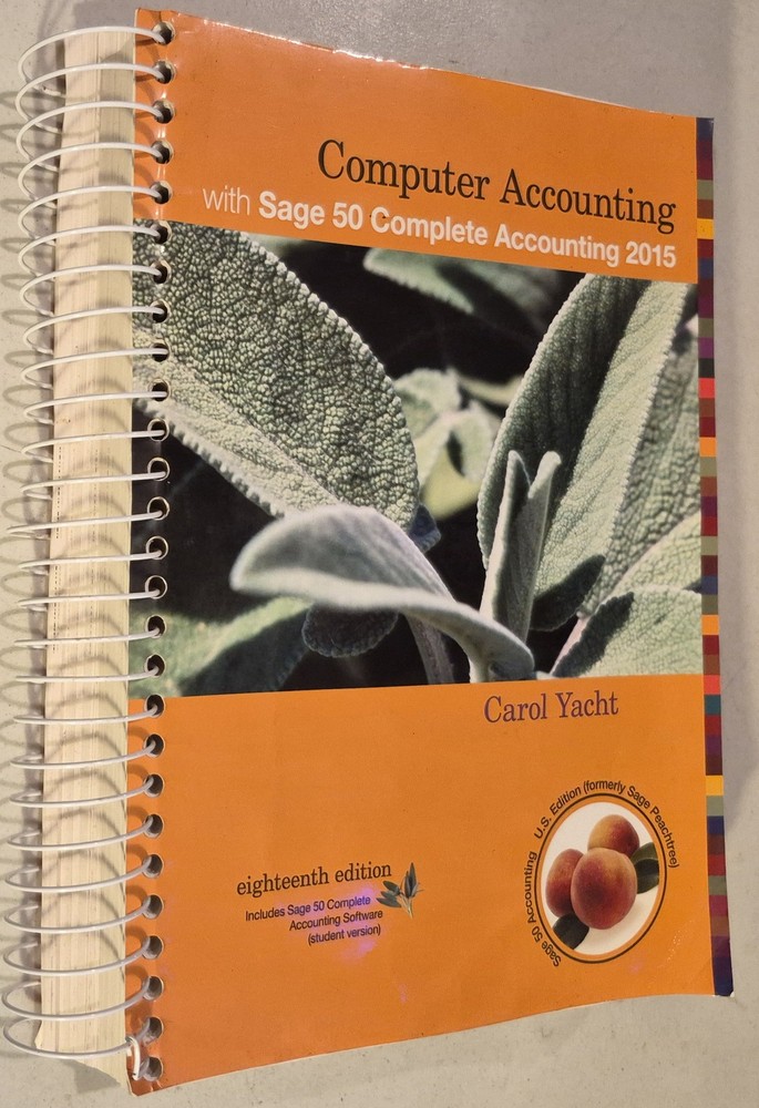 Computer Accounting with Sage 50 Complete Accounting 2015