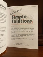 Simple Solutions Mathematics Grade K Workbook Kindergarten Math Homeschool NEW