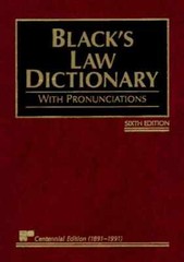 Black’s Law Dictionary with – Hardcover, by Black Henry Campbell – Good